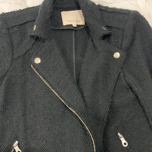 Rebecca Taylor Boucle Moto Jacket - Picture 2 of 9